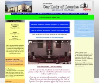 Ourladyoflourdesutica.org(2222 Genesee St) Screenshot