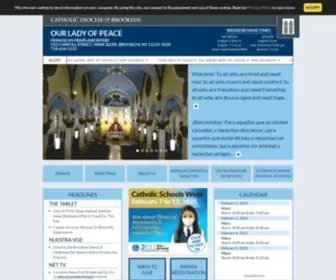 Ourladyofpeace-Brooklyn.org(Our Lady of Peace) Screenshot