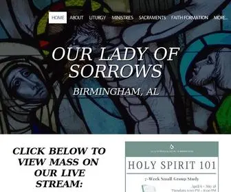 Ourladyofsorrows.com(Ourladyofsorrows) Screenshot