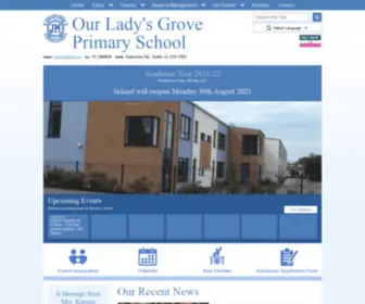 Ourladysgrove.ie(Our Lady's Grove Primary School) Screenshot