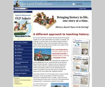 Ourlandpublications.com(Our Land Publications) Screenshot