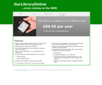 Ourlibraryonline.com(OurLibraryOnline from Library Concepts 198) Screenshot
