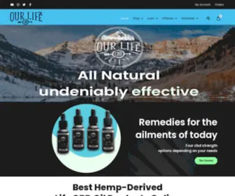 Ourlifecbd.com(CBD Products for Sale) Screenshot