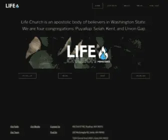 Ourlifechurch.org(LIFE CHURCH MINISTRIES) Screenshot