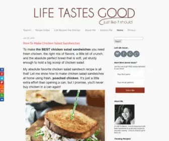 Ourlifetastesgood.com(Life Tastes Good) Screenshot