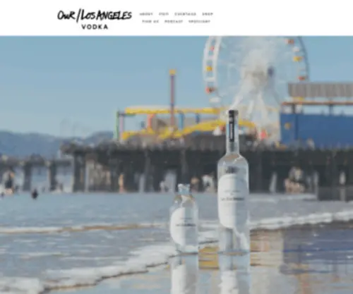 Ourlosangeles.com(Our Vodka) Screenshot