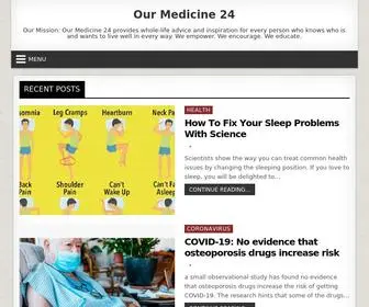 Ourmedicine24.com(Our Mission) Screenshot