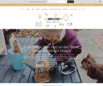 Ourmontessoriway.com(Montessori Elternblog) Screenshot