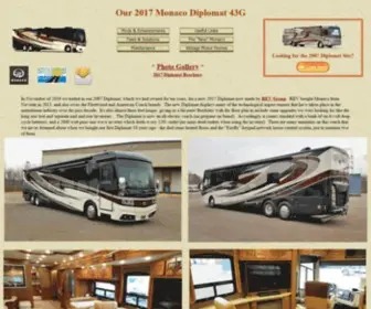 Ourmotorhome.net(2017 Monaco Diplomat 43G) Screenshot