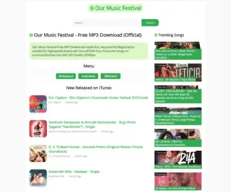 OurmusicFestival.com(OurmusicFestival) Screenshot