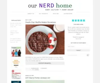 Ournerdhome.com(Our Nerd Home) Screenshot