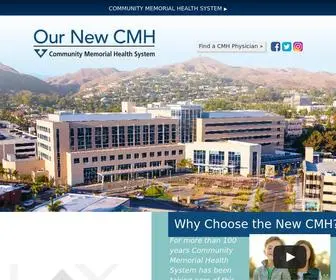 Ournewcmh.org(Community Memorial Hospital) Screenshot