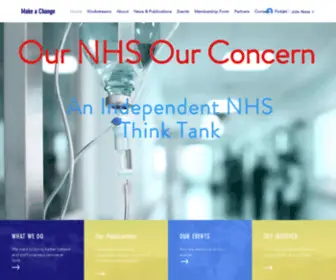 Ournhsourconcern.org(Our NHS Our Concern) Screenshot