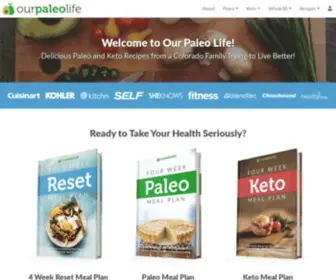 Ourpaleolife.com(Our Paleo Life) Screenshot