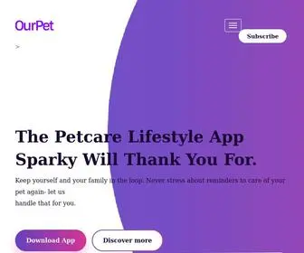 Ourpet.app(The Family PetCare App) Screenshot