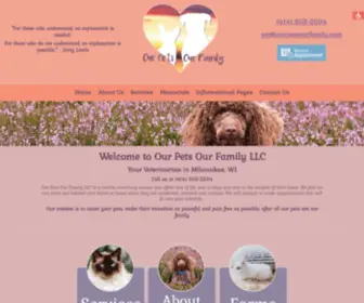 Ourpetsourfamily.com(Our Pets Our Family) Screenshot