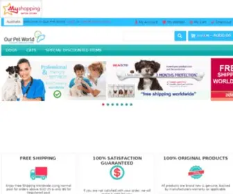 Ourpetworld.net(Online Pet Supplies Store) Screenshot