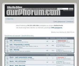 Ourphorum.com(Www) Screenshot