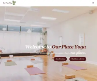 Ourplaceyoga.com(Our Place Yoga) Screenshot