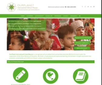 Ourplanet-Muscat.com(OurPlanet International School Muscat) Screenshot