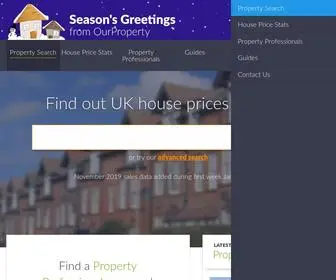 Ourproperty.co.uk(Find UK House Prices and Property Professionals) Screenshot