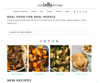 Oursaltykitchen.com(Our Salty Kitchen) Screenshot