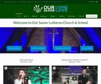 Oursaviorfl.org(Our Savior Lutheran Church and School) Screenshot