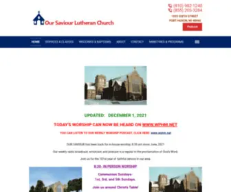 Oursaviourlutheran.com(Christian Church) Screenshot