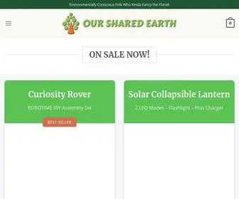 Oursharedearth.com(Our Shared Earth) Screenshot