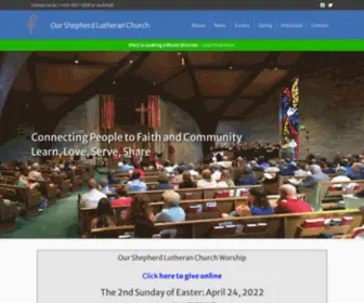Ourshepherd.com(Our Shepherd Lutheran Church) Screenshot