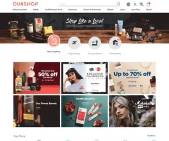 Ourshop.com(Web site hosting companies) Screenshot