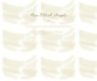 Oursmaangels.com(Our SMA Angels) Screenshot