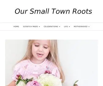 Oursmalltownroots.com(Our Small Town Roots) Screenshot