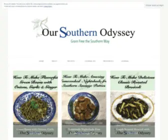 Oursouthernodyssey.com(Food and Lifestyle) Screenshot