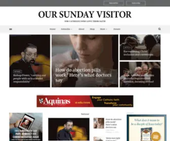 Oursundayvisitor.com(Our Sunday Visitor) Screenshot