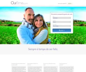 Ourtimebrasil.com.br(Site de relacionamento online para pessoas maduras) Screenshot