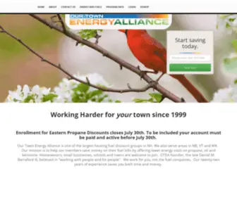 Ourtownenergyalliance.com(Discounts on Heating Oil) Screenshot