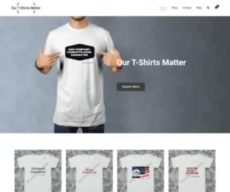 Ourtshirtsmatter.com(Our T) Screenshot