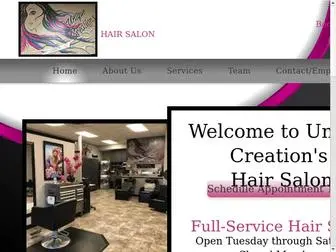 Ouruniquecreations4U.com(Unique Creation's hair salon. We are a full service hair salon) Screenshot