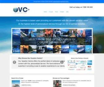 Ourvacationcentre.net(Cruises, tours, resorts & travel extras) Screenshot
