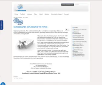 Ourwebmaster.com(Home, OurWebmaster) Screenshot