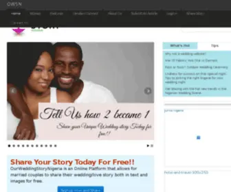 Ourweddingstorynigeria.com(OurWeddingStoryNigeria) Screenshot