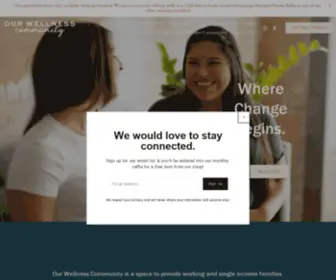 Ourwellnesscommunitydallas.com(Our Wellness Community Dallas) Screenshot