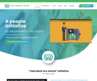 Ourworldcoin.org(A people initiative) Screenshot