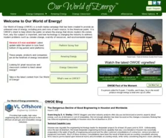 Ourworldofenergy.com(Our World of Energy) Screenshot