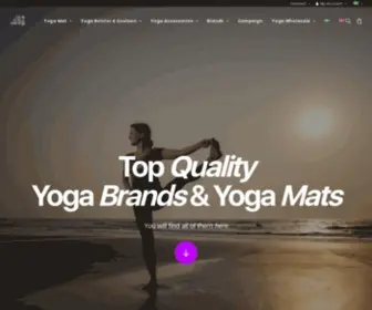 Ouryogashop.com(Yoga Mats with the Best Quality from the Top Brands OurYogaShop) Screenshot