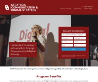 Oustratcommonline.com(The Gaylord College of Journalism & Mass Communication at the University of Oklahoma) Screenshot