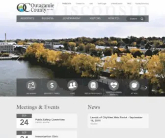 Outagamie.org(Outagamie County) Screenshot