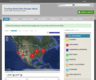 Outages.org(Wiki) Screenshot