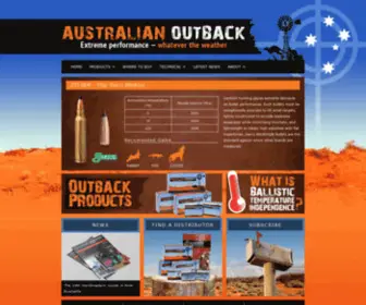 Outbackammo.com.au(Extreme Performance) Screenshot